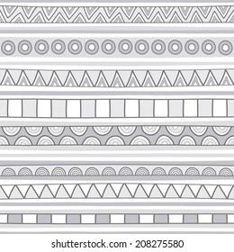 Hand drawn seamless pattern for background.
