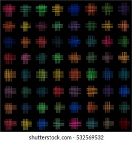 Hand drawn seamless pattern. Background texture. Vector graphics.