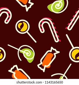 hand drawn seamless pattern. colorful background. vector Illustration 