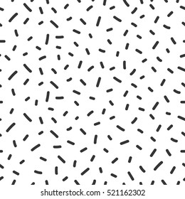 Hand drawn seamless pattern with confetti