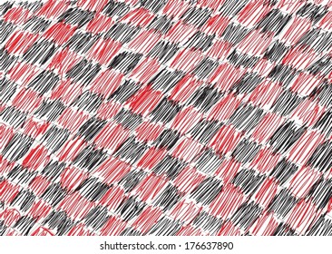 Hand drawn seamless pattern doodle background