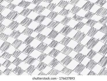 Hand drawn seamless pattern doodle background