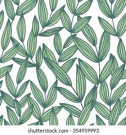 Hand drawn seamless pattern with floral elements. Decoration for greeting cards, wedding invitations and other design projects.