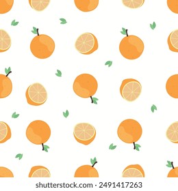 Patrón sin costuras dibujado a mano con limones frescos. Colorido Fondo de pantalla de verano . Colección de cítricos. Fondo de Vector. Bueno para imprimir.