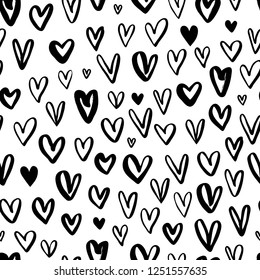 Hand drawn seamless pattern