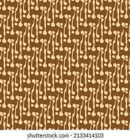 
hand drawn seamless pattern Javanese batik cloth