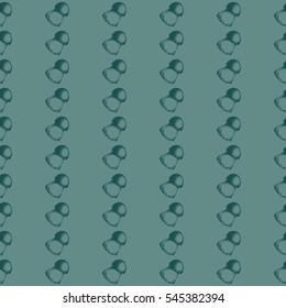 Hand drawn seamless pattern with mushrooms.