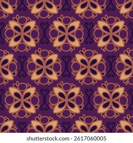 Hand drawn seamless pattern ornaments on background.seamless pattern for home decorating ideas and fabric printing,textile decoration,interior,clothing,packaging design or any desired idea.