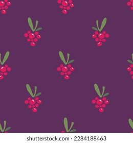 Handgezeichnet nahtloses Muster mit Himbeeren. Cute und moderne Vektorhintergründe, Tapete, Menü, Hintergrund