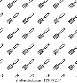 Hand Drawn seamless pattern skimmer doodle. Sketch style icon. Decoration element. Isolated on white background. Flat design. Vector illustration.