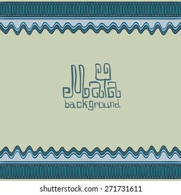 Hand drawn seamless pattern in South American Indian Style with Mayan ornament