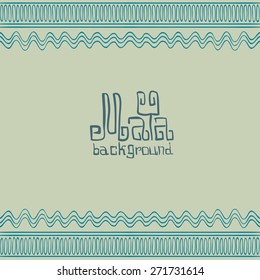 Hand drawn seamless pattern in South American Indian Style with Mayan ornament