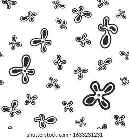 Hand drawn seamless pattern with spirals in organic colors. Textured print, Wallpaper, home decor, spring summer fashion fabric, textile, invitation background, paper