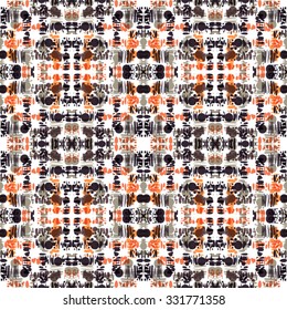 Hand drawn seamless pattern. Textured background