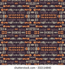 Hand drawn seamless pattern. Textured background
