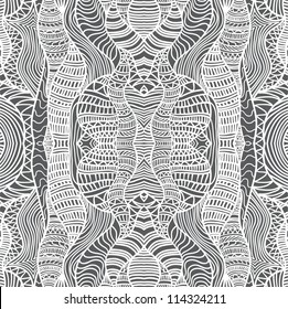 Hand drawn seamless pattern, seamless vector pattern