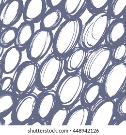 Hand drawn seamless pattern. Vector illustration.