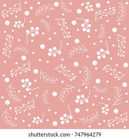  Hand Drawn Seamless Pattern.Great for wedding cards, postcards, t-shirts, bridal invitations, brochures, posters, gift wrapping, wall art, wallpapers, etc.Vector Illustration.