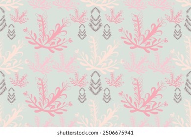 Hand drawn seamless patterns for fabric, textiles, clothing, wrapping paper, cover, rug, home decor, abstract backgrounds. Beautiful pattern and colourful in vector file.