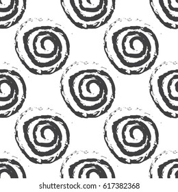 Hand drawn seamless patterns. Vector background  
of simple primitive scratchy textures, 
ornament in grunge style.