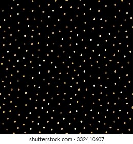 Hand drawn seamless Polka dot pattern