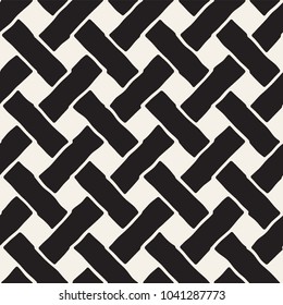 Hand drawn seamless repeating pattern with lines tiling. Grungy freehand ink brush background texture.