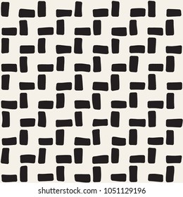 Hand drawn seamless repeating pattern with lines tiling. Grungy freehand ink brush background texture.