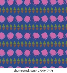 Patrón de rayas sin fisuras dibujado a mano. Fondo de diseño tribal vectorial. Motivo étnico. Repetición de vectores.