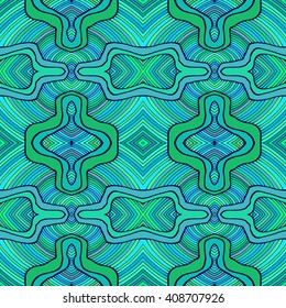 Hand drawn seamless vector ethnic texture. Vintage tribal ethnic backdrop, seamless texture. Boho fashion style background. Vector illustration made of simple doodles. Zen tangle pattern.