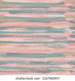 Hand drawn seamless vector illustration of brush strokes line texture swatches