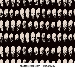 hand drawn seamless vector ink paintbrush pattern