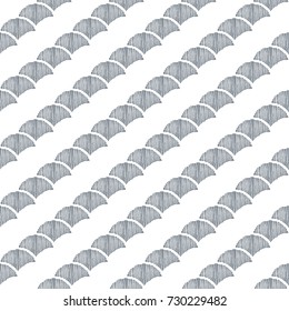hand drawn seamless vector pattern
