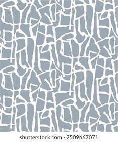 Hand Drawn Seamless Vector Pattern,Minimalist animal pattern. Creative abstract fauna print