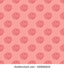 Hand drawn seamless vintage pattern. Vector background, retro style.