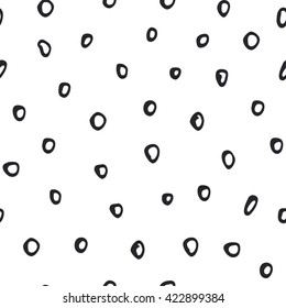 Hand drawn seamless vintage pattern. Vector background, retro style.
