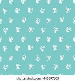 Hand drawn seamless vintage pattern. Vector image in retro style. poster background.