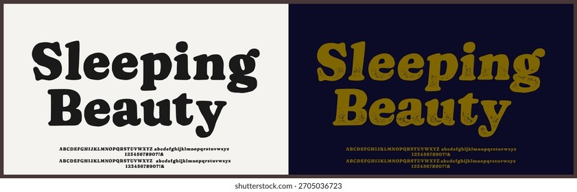 Dibujado a mano fuente de Vector serif. Alfabeto regular y cursiva con estilo áspero y texturizado. 