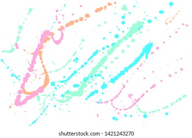 Hand drawn set of bright ink spots on light background. Paint splatter set ink. Splatter drop vector. Blood splash. Paint blob.