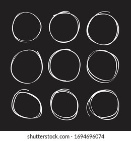 A hand drawn set of circles.