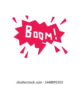 Hand drawn set of colorful speech bubbles with dialog words. Vector bubbles speech doodle.
