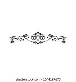 Hand Drawn Set Dividers Vector Illustration Stock Vector (Royalty Free