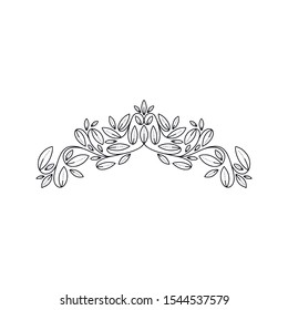 Hand drawn set of dividers. Vector illustration