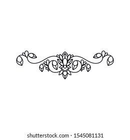 Hand drawn set of dividers. Vector illustration