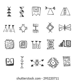 Esoteric Zodiacal Symbols Vector Illustration Outline Stock Vector ...