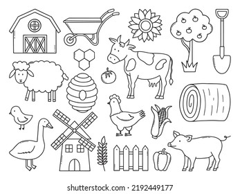 110 Sketch cows farmer house hand drawn Images, Stock Photos & Vectors ...