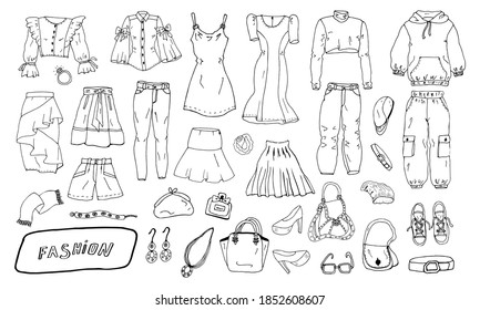 Pencil Sketches Dress Designs High Res Stock Images Shutterstock