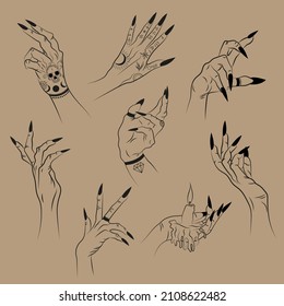 1,774 Drawing hands nails tattoo Images, Stock Photos & Vectors ...