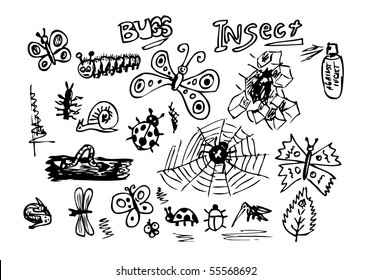 Primitive Art Design Elements Stock Vector (Royalty Free) 81746176 ...