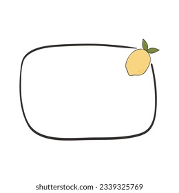Hand drawn set of simple frame and border with different shapes: heart, square, oval. Cute isolated vector illustration for your banner design. Doodle sketch style. Hand drawn line frame.