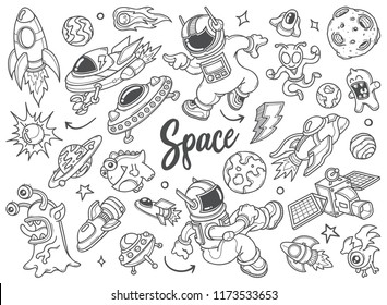 School Hand Drawn Doodle Coloring Vector Stock Vector (Royalty Free ...